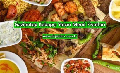 Gaziantep Kebapçı Yalçın Menü Fiyatları