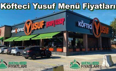 Köfteci Yusuf Menü Fiyatları