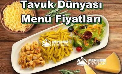 Tavuk Dünyası Menü Fiyatları