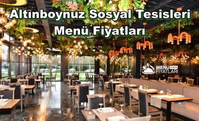 Altınboynuz Sosyal Tesisleri Menü Fiyatları