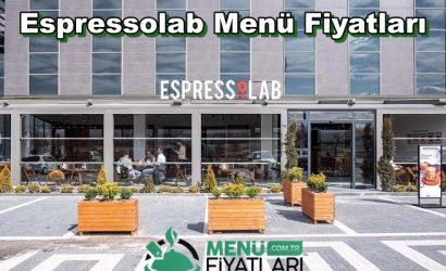 Espressolab Menü Fiyatları
