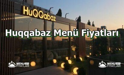 Huqqabaz Menü Fiyatları