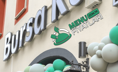 Bursa Kebap Evi Menü Fiyatları