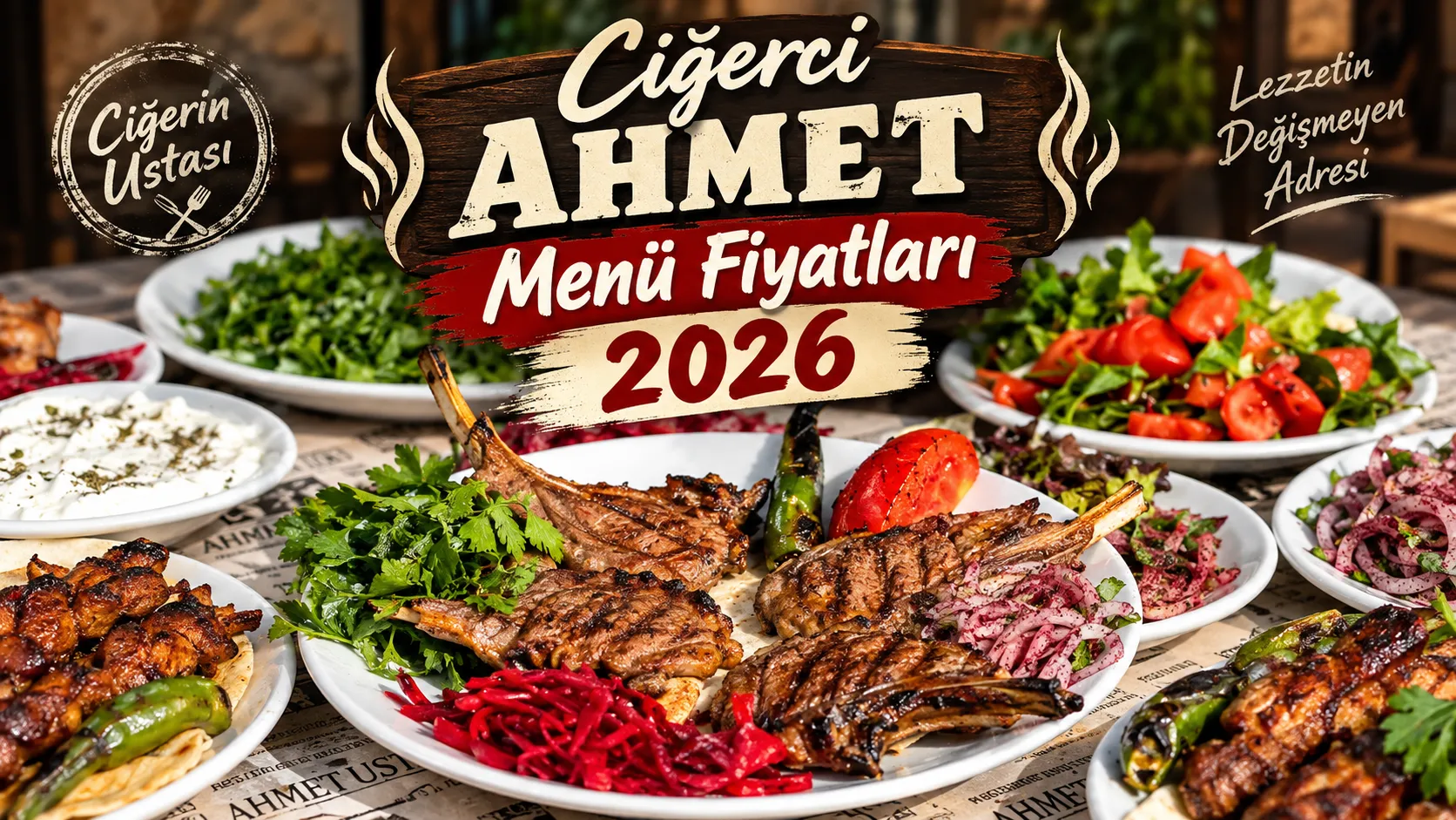 Ciğerci Ahmet Menü Fiyatları – Güncel Fiyat Listesi 2026