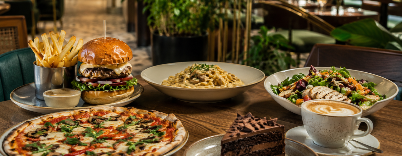 Midpoint menü fiyatları 2026 burger pizza makarna ve kahve çeşitleri
