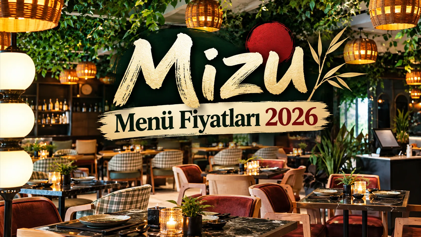 Mizu Menü Fiyatları 2026 Güncel Liste