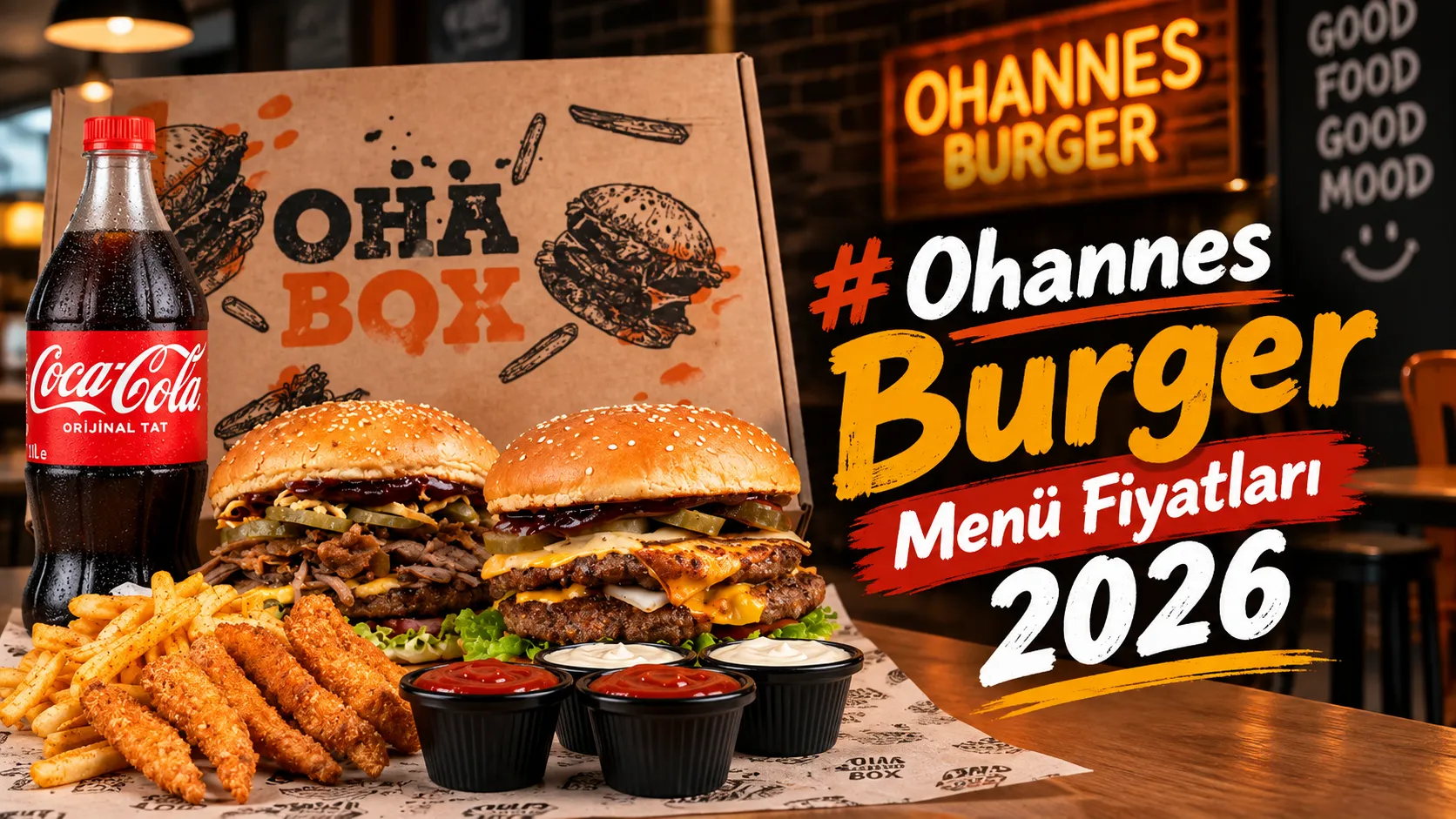 Ohannes Burger Menü Fiyatları 2026 Güncel Liste 