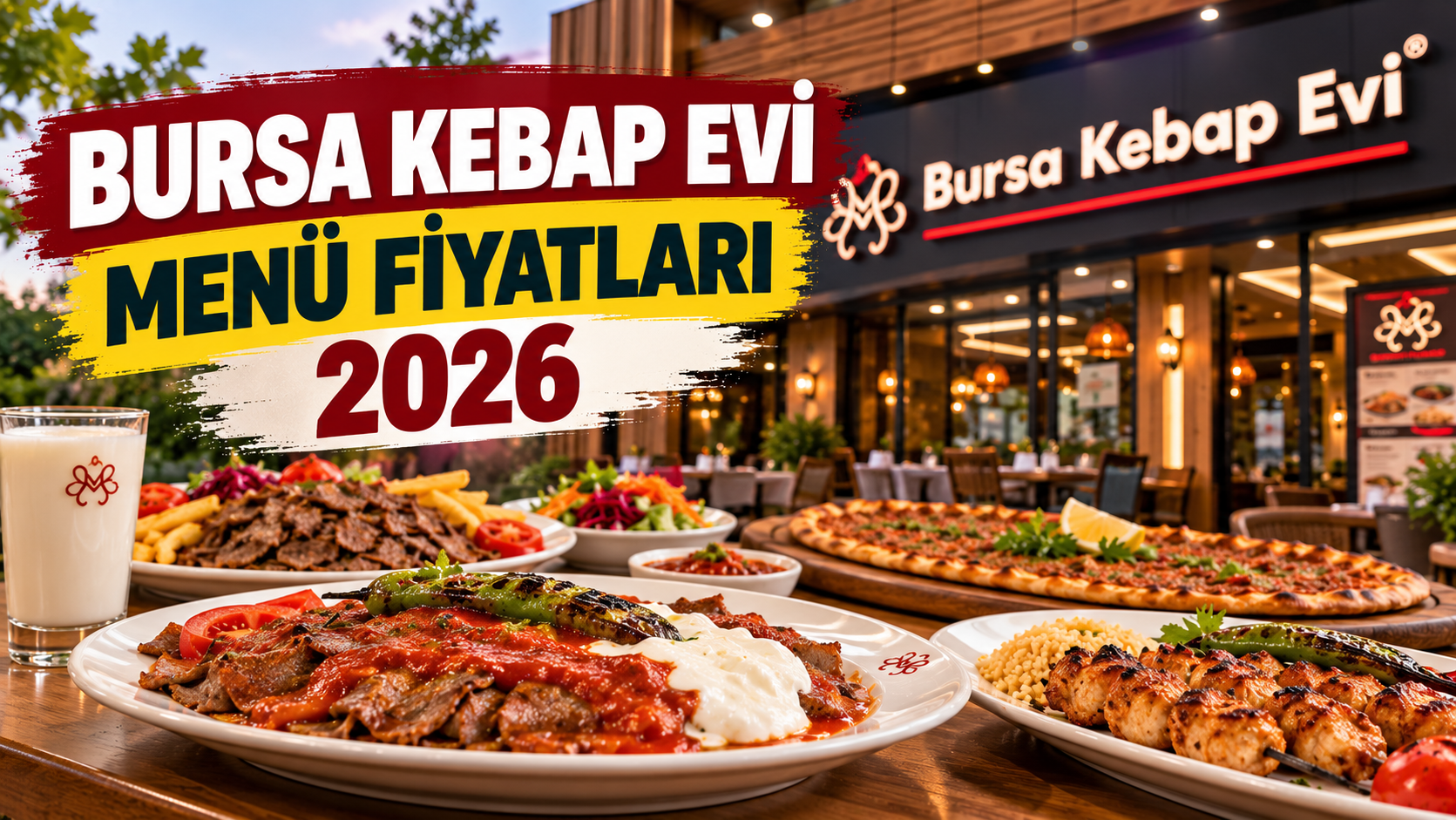 Bursa Kebap Evi Menü Fiyatları 2026 | Güncel Menü Listesi