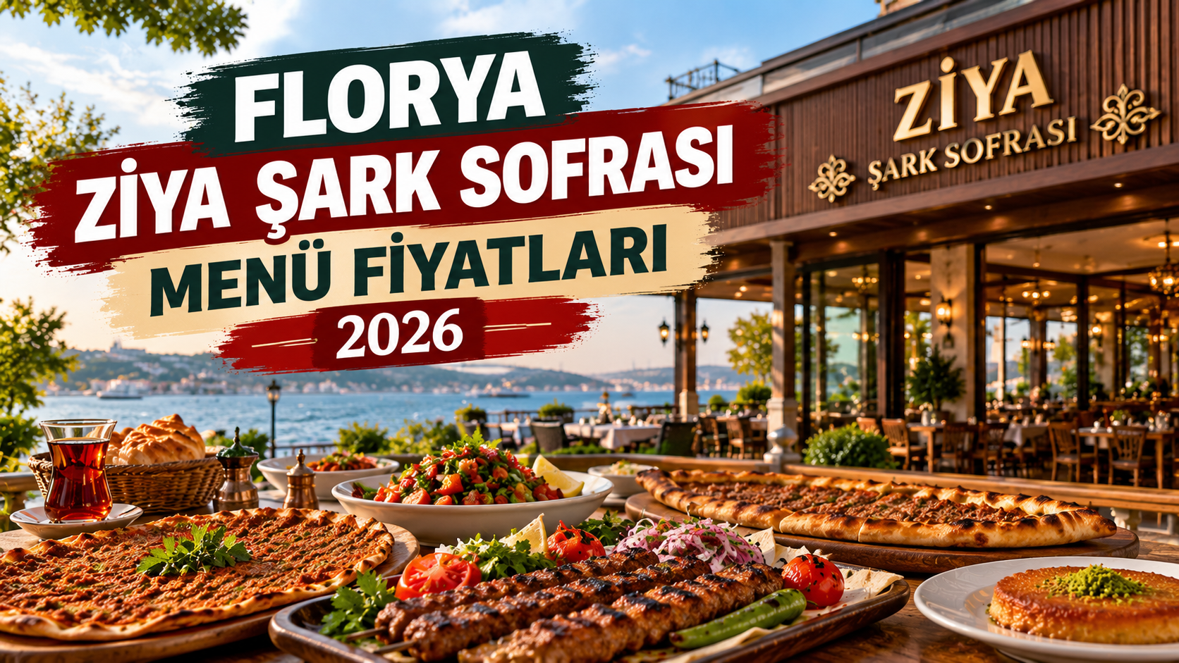 Florya Ziya Şark Sofrası Menü Fiyatları 2026