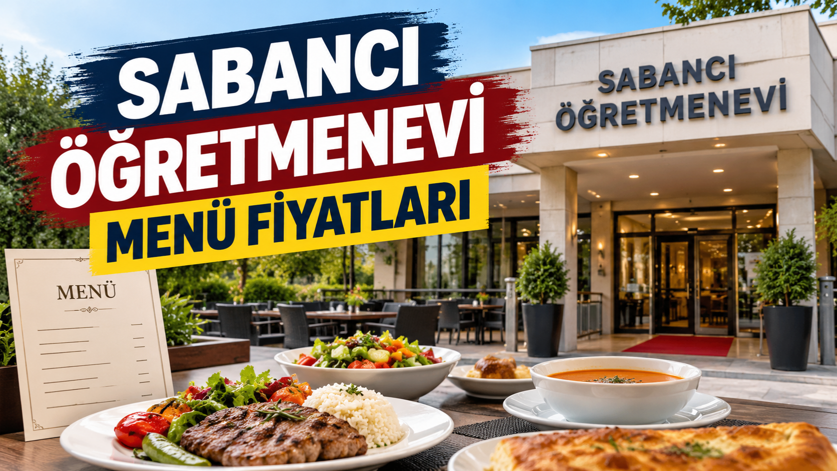 Sabancı Öğretmenevi Menü Fiyatları 2026: Güncel Menü ve Organizasyon Ücretleri